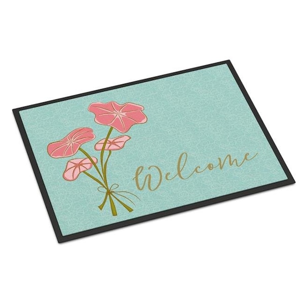 Carolines Treasures Carolines Treasures BB8554MAT Bunch of Flowers Welcome Indoor or Outdoor Mat - 18 x 27 in. BB8554MAT - main